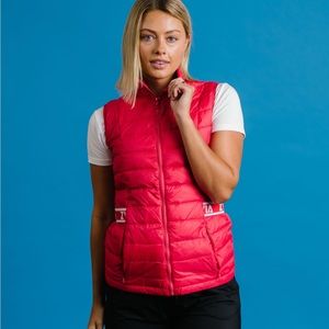 Zyia Red Alpine Down Vest
